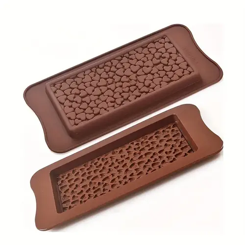 Hearts Chocolate Bar Silicone Mould