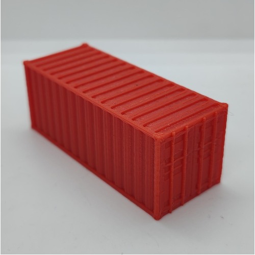 20 Foot Shipping Container [Colour: Red] [Scale: HO]